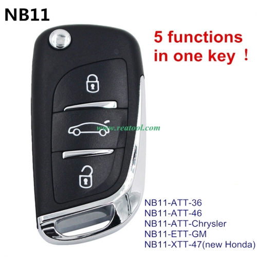 Keydiy NB11 Remote Key for KD900 KD900+ URG200 (5 functions in one key )