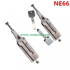 Genuine Lishi NE66-Vol-vo 2-IN-1 Lock pick, for ignition lock, door lock, and decoder, used for Vol-vo, S80