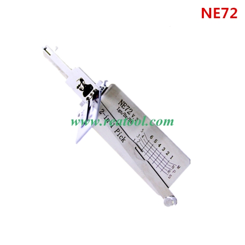 Original Lishi 2-IN-1 NE72 lock pick and decoder combination