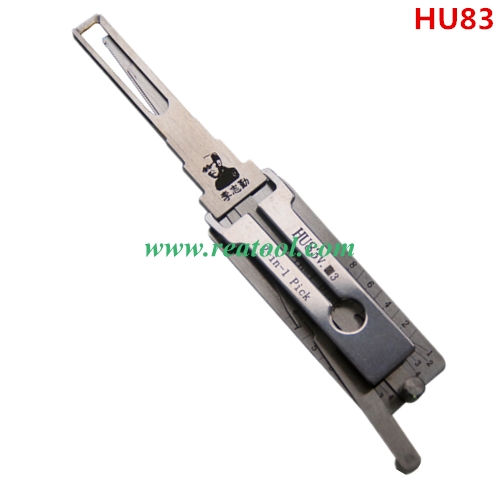 Original Lishi HU83 2-IN-1 Lock pick, for ignition lock, door lock, and decoder used for Peu-geot