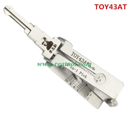 Original Lishi 2 in 1 TOY43AT locksmith tool