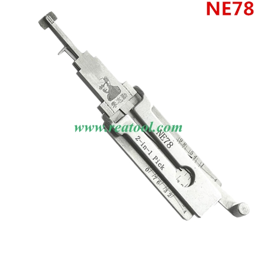 Original Lishi 2 in 1 NE78 locksmith tool