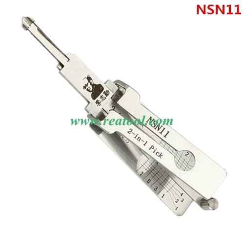 Original Lishi 2 in 1 NSN11  locksmith tool