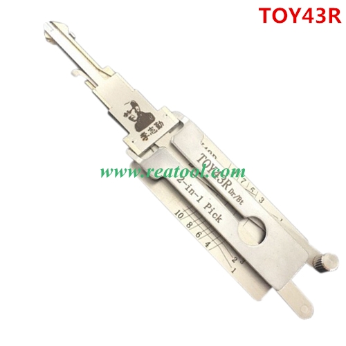 Original Lishi 2 in 1 TOY43R locksmith tool