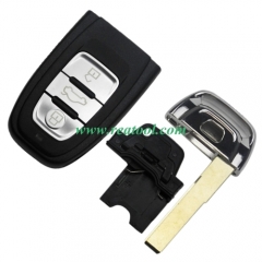 For Audi Q5 3 buttons remote key with 868MHZ 8T0 959 754 C