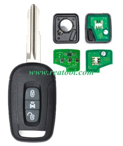 For Chevrolet 3 button remote key with 434mhz