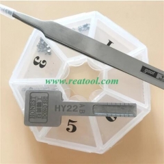 HY22 Honest Car Auto Key Profile Modeling Mould For Locksmith Key copy for HY-UNDAI/KI-A car lock