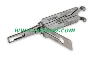 TOY2018  Lishi 2 in 1 decode and lock pick for Toyo ta