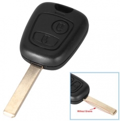 For Citroen 2 button remote key blank with VA2T bl