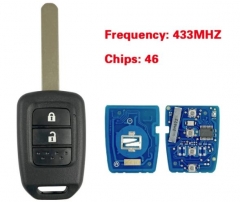 Aftermarket 3 Buttons Remote Key Fob 2 Buttons 434