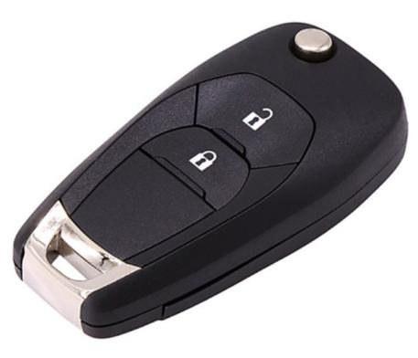 For Chevrolet 2 Buttons Cruze Aveo 2014-2018 Flip Folding Key Replacement Fob Car Accessories