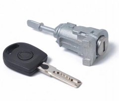 LEFT DOOR LOCK Same Keys BARREL CYLINDER FOR VW GOLF 4 IV MK4 BORA A6 for SKODA FABIA POLO 1997-2003