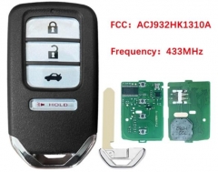 2016-2017 For Honda Accord Smart Keyless Proximity