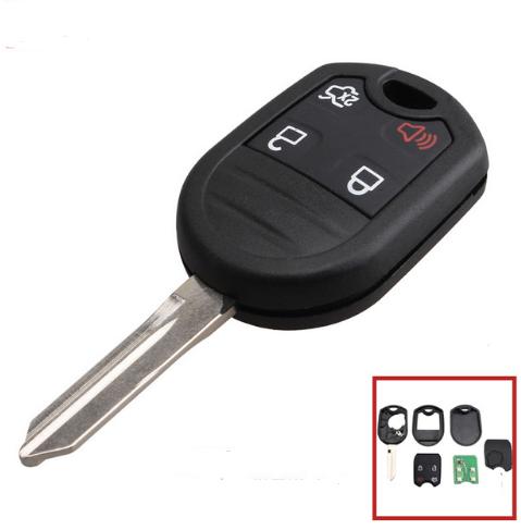 For  Ford 4 button remote
key with 315mhz/434mhz