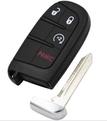 For GM 3+1 button flip remote key shell