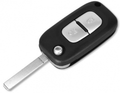 For Renault 2 button remote key blank （no logo）