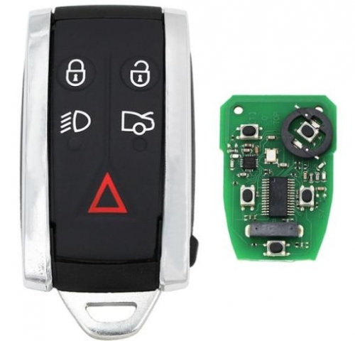 New Smart Remote Key Fob 315MHz PCF7953A Chip 5 Button for JAGUAR XF XFR XK XKR 2009-2013