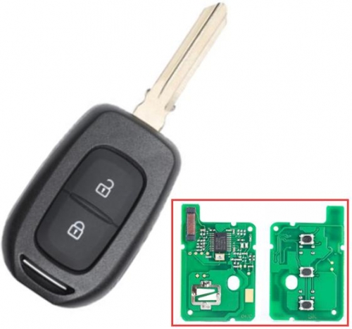 For Renault 2button 433MHz PCF7961M Chip for Symbol Trafic Dacia Dokker Duster Logan Sandero
