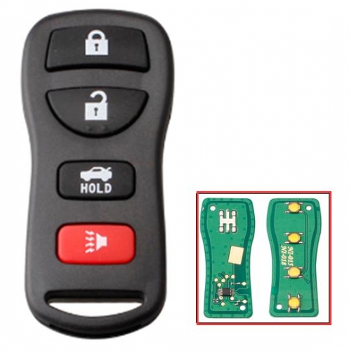 For nissan 3+1 buton remote
with 315mhz
 
NIS012 KBRASTUIS   FCCID=KBRASTUIS