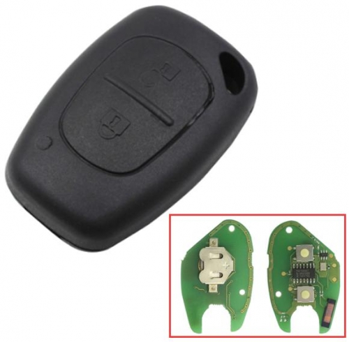 For Renault:Kangoo II, Master II,Traffic II
Opel:Vivaro,Movano
2 button remote key
pcf 7946-433mhz  before 2000 year