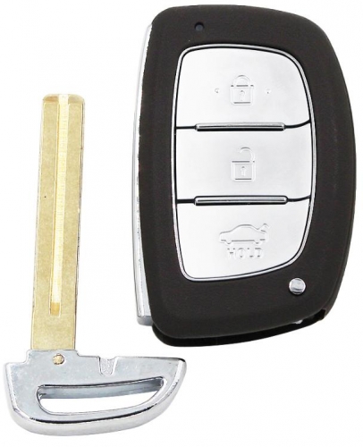 For hyundai 3 button remote key blank