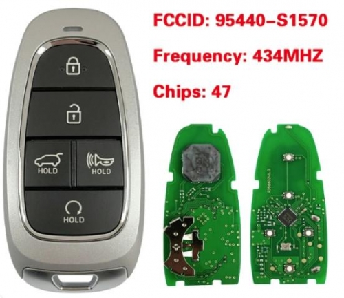 2021-2022 For Hyundai Santa Fe / 5-Button Smart Key / PN: 95440-S1570 / TQ8-FOB-4F27