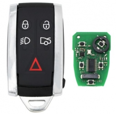 New Smart Remote Key Fob 433MHz 5 Button for JAGUA