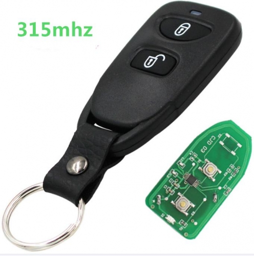 For Hyundai 2 Button Elantra remote key with 315mhz