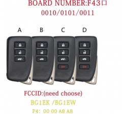 car key Fit for Lexus ES GS IS350 LX560 LX570 keyl