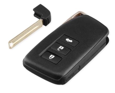 For Lexus 3 button modified remote key blank