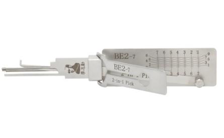 Lishi BE2-7 2 In 1 
lock pick and decoder genuine for BEST lock