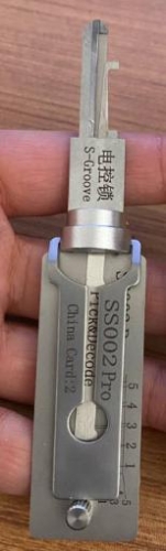 Lishi SS002 Pro  2 In 1 
lock pick and decoder genuine for civil locks