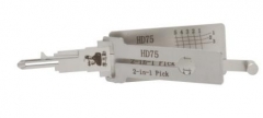 Lishi HD75 2 In 1 
lock pick and decoder genuine u