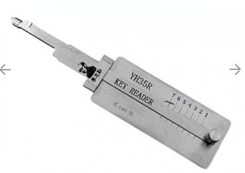 Lishi YH35R-EXT key reader extended length reader for Magnetic gate/Recessed Ignition