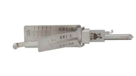 Lishi KW1-L 2 In 1 
lock pick and decoder genuine for KwiKset locks