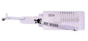 SZ14 2 In 1 
lock pick and decoder genuine !used for Suzuki Motorcycle