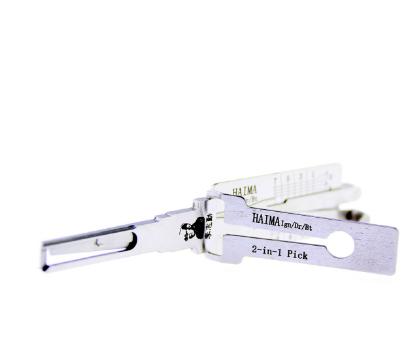 Lishi HAIMA 2 In 1 
lock pick and decoder genuine used for HAIMA