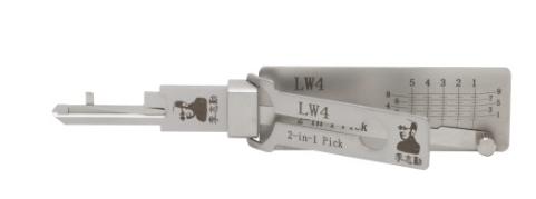 Lishi LW4 2 In 1 
lock pick and decoder genuine for Lockwood lock