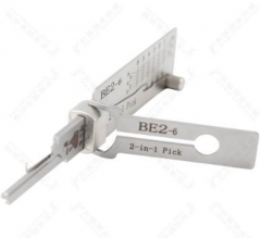 Lishi BE2-6 2 In 1 
lock pick and decoder genuine 