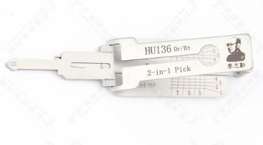 HU136 lishi 2 in 1 decode and lockpick for Renault