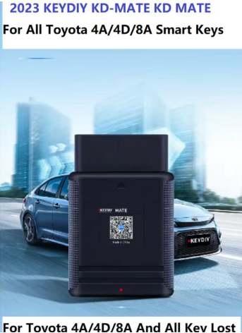 2023 KEYDIY KD-MATE KD MATE Connect OBD Programmer For Toy ota/Lexus 4D/8A Smart Keys And All Key Losty Smart Key Calculate MQB Keyless Key Lost