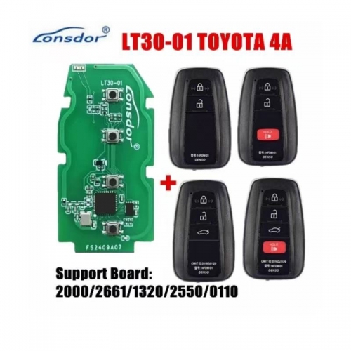Lonsdor LT30-01 4B Smart Remote Car Key Board Work with K518 K518ISE KH100+