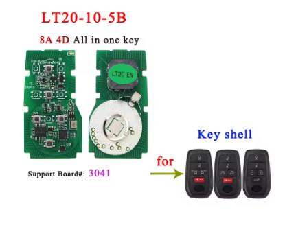 Lonsdor LT20-10 5B Smart Remote Car Key Board Work with K518 K518ISE KH100+